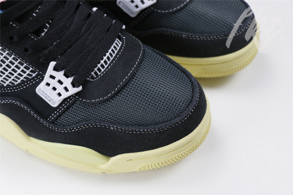 Union LA X Air Jordan 4 Retro Off Noir(GS)（A1）
