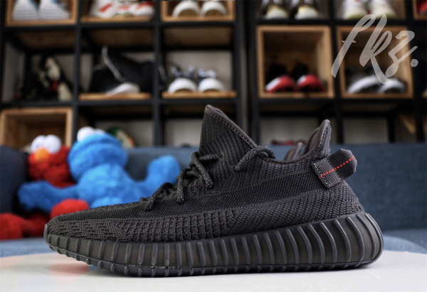 Adidas Yeezy 350 Boost V2 Black Static None Reflective ( A1)