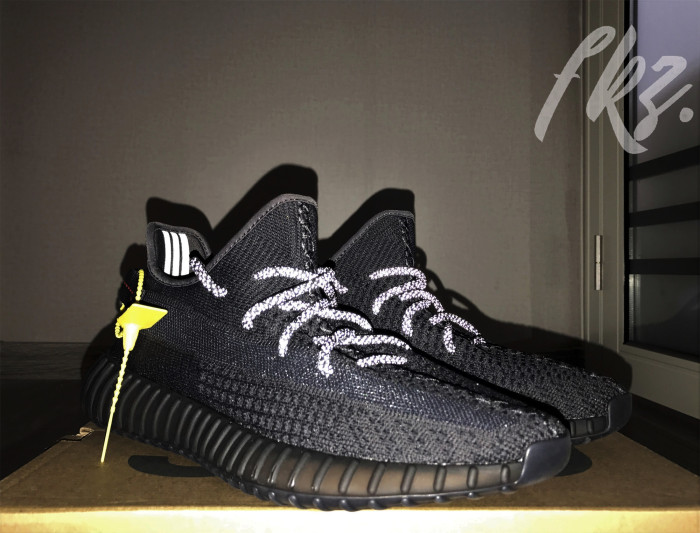 Adidas Yeezy 350 Boost V2 Black Static None Reflective(Ln5 A1)