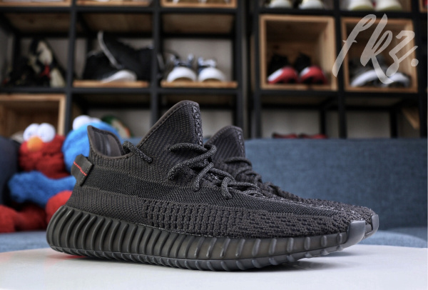 Adidas Yeezy 350 Boost V2 Black Static None Reflective ( A1)