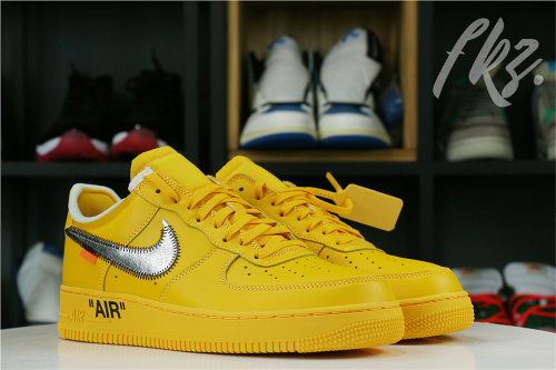 Off White x Air Force 1 “University Gold” 2021