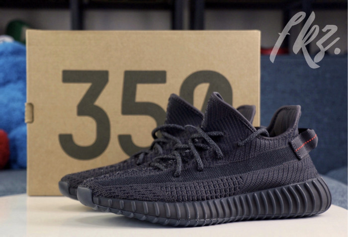Adidas Yeezy 350 Boost V2 Black Static None Reflective(Ln5 A1)