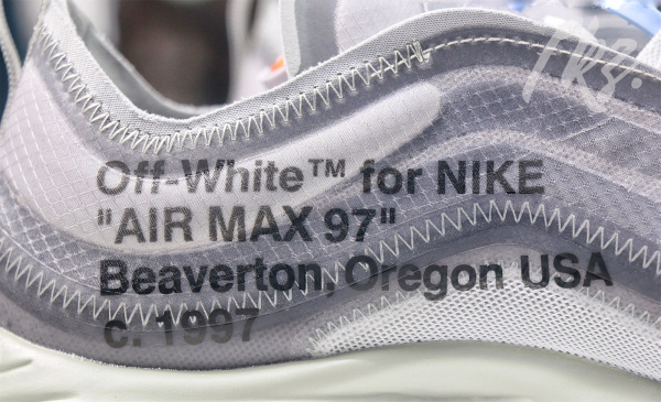 Off White X Air Max 97 Grey Menta