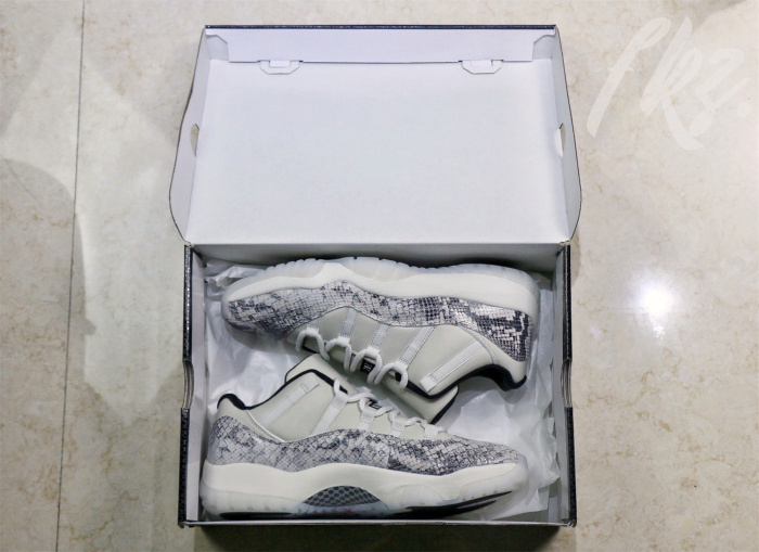 Air Jordan 11 Retro Low  Snakeskin Light Bone