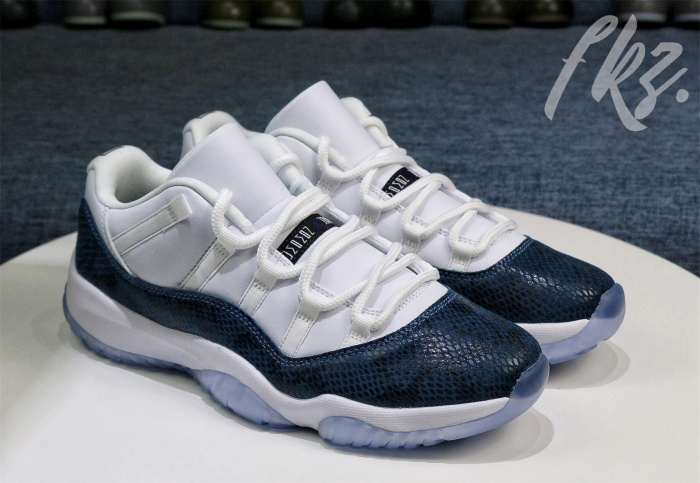 Air Jordan 11 Retro Low Le  Snakeskin  Blue 2019