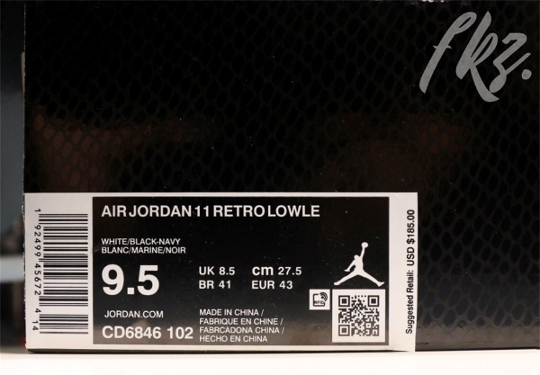 Air Jordan 11 Retro Low Le  Snakeskin  Blue 2019