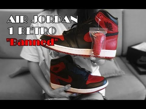 Air Jordan 1  Bred/Banned  2016 ( A1)