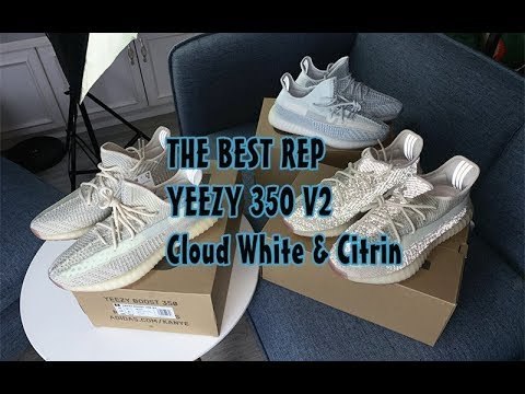 2019 Yeezy 350 V2  Cloud White  None Reflective ( A1)