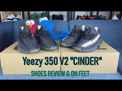2020 Yeezy 350 V2  Cinder  None Reflective Stripe ( A1)