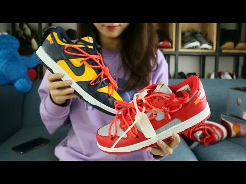 Off White X Nike SB Dunk University Red 2019 ( A1)
