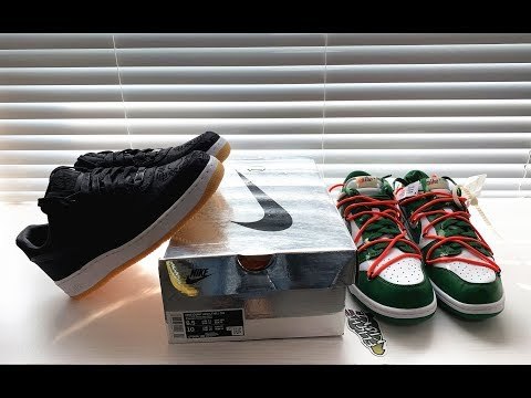 Off White X Nike SB Dunk Pine Green 2019 ( A1)
