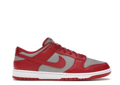 Nike Dunk Low Retro Medium Grey Varsity Red UNLV (2021)（A1）