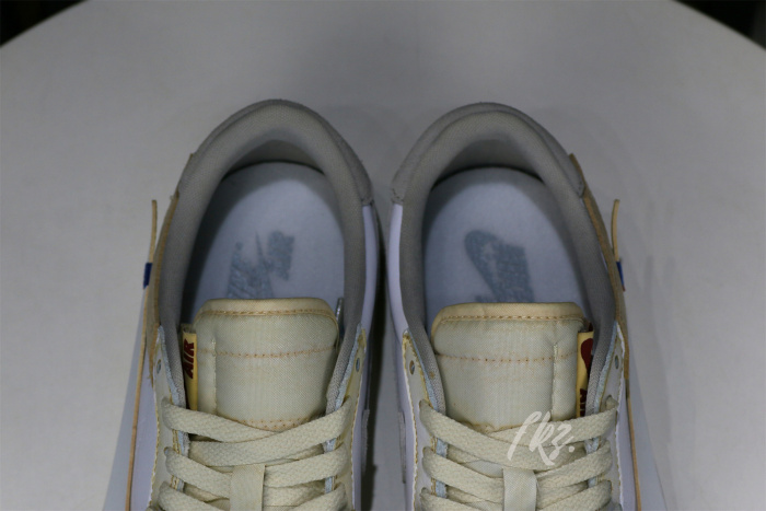 Custom Off White x Air Jordan 1 Low Aged White