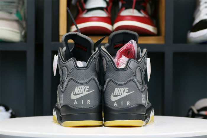 Off White x Air Jordan 5 Retro SP  Muslin （A1）