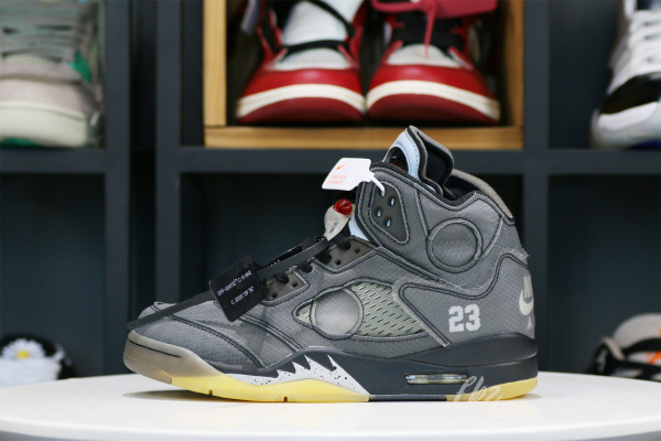 Off White x Air Jordan 5 Retro SP  Muslin （A1）