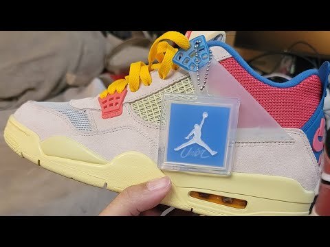 Union LA X Air Jordan 4 Retro Guava Ice( A1)