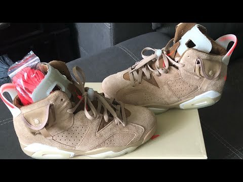 Travis Scott X Air Jordan 6 Retro “British Khaki” (A1)