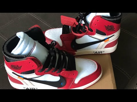 2017 Off White X Air Jordan 1 Chicago  ( A1)
