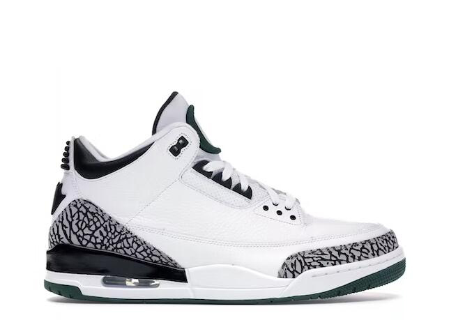 Air Jordan 3  Oregon Duck  Pit Crew White