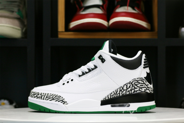 Air Jordan 3  Oregon Duck  Pit Crew White
