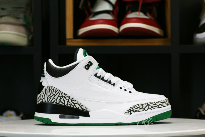 Air Jordan 3  Oregon Duck  Pit Crew White