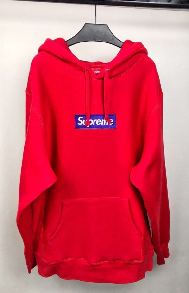 Supreme Box Logo Hoodie FW17 Red