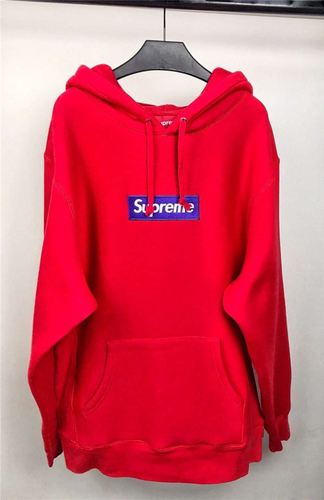 Supreme Box Logo Hoodie FW17 Red