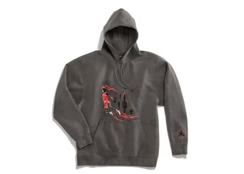 Travis Scott x Air Jordan 6 hoodie Grey