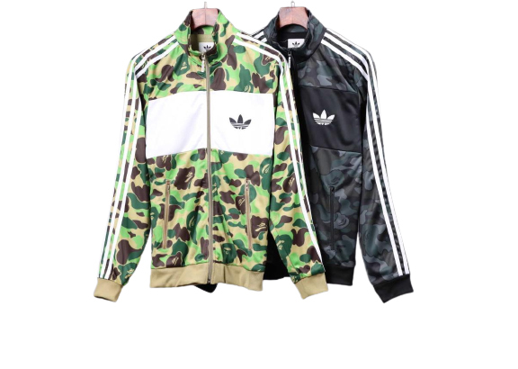 Shamrock BAPE co-branded camo jacket