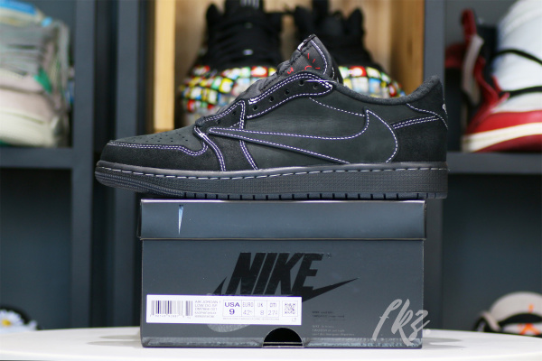 Travis Scott x Nike Air Jordan 1 Low OG “Black/Phantom”（A1）