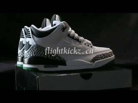 Air Jordan 3  Oregon Duck  Pit Crew White