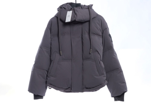 AMI PARIS 22SS Solid Color Hooded Down Jacket