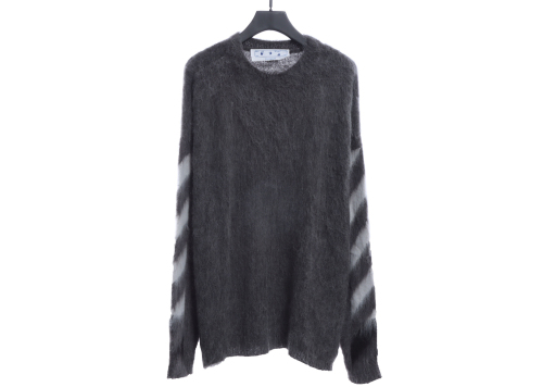 OFF WHITE Mohair Sweater Gradient 3