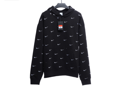 NK swoosh Nike full hook embroidery sports department hooded sweatshirt