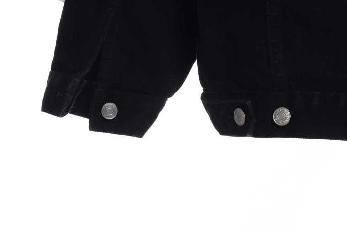 St0ne Island distressed armband denim jacket