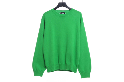 Stussy22SS Crown Crew Neck Pullover Long Sleeve Sweater