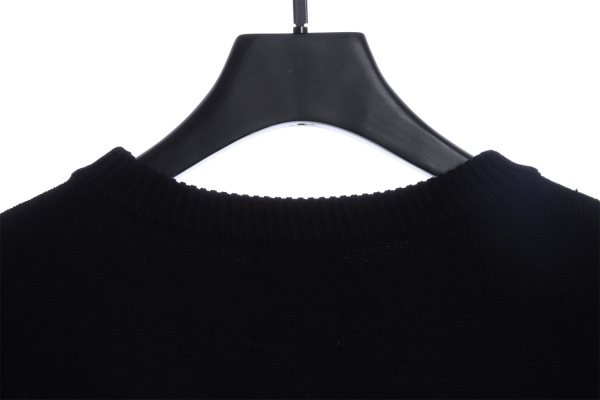 G!V3NCHY small letter embroidered crew neck sweater