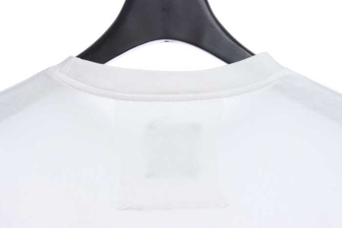 G1venchy Sleeve Dog Head Print Round Neck Long Sleeve T-Shirt