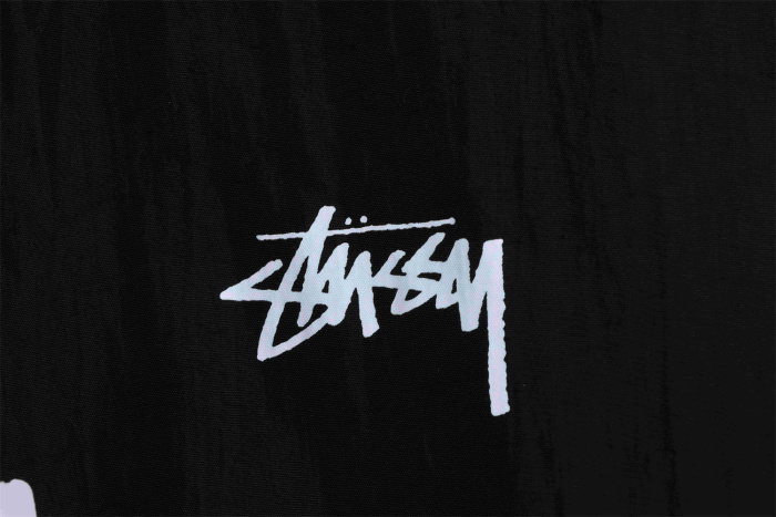 Stussy 22FW Black 8 Lamb Wool Reversible Jacket