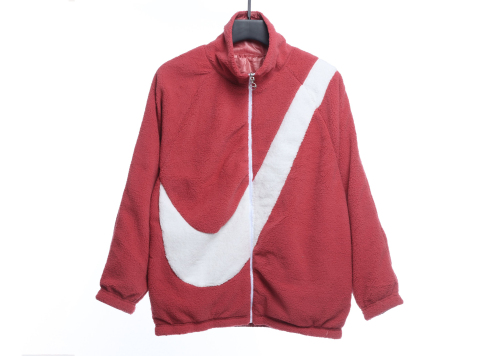 Nk Vertical Hook Reversible Sherpa Cashmere Jacket