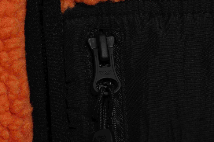 Stussy 22FW Black 8 Lamb Wool Reversible Jacket