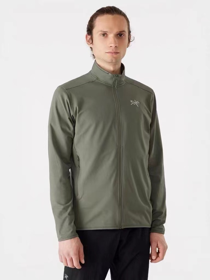 ARC'TERYX kyanite series lightweight softshell plus fleece stand collar bottoming jacket