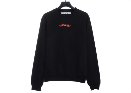 OFFWHITE (OW) environmental limited logo red arrow sweatshirt