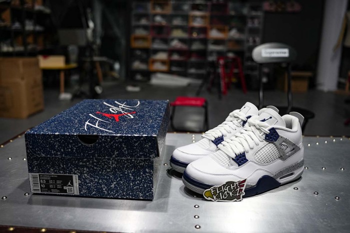 Air Jordan Retro 4 'Midnight Navy 2022（A1）
