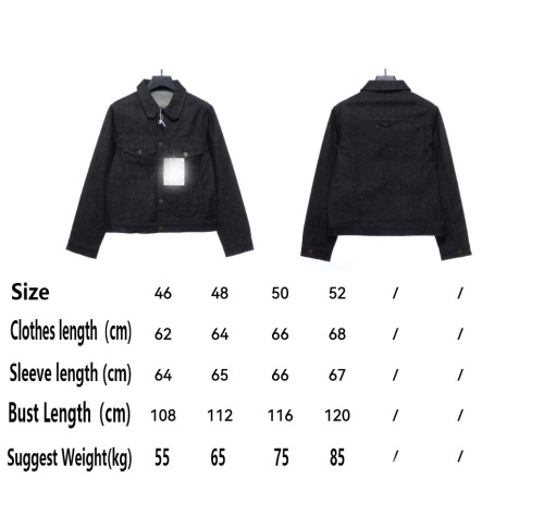 L-- three-dimensional presbyopic denim jacket