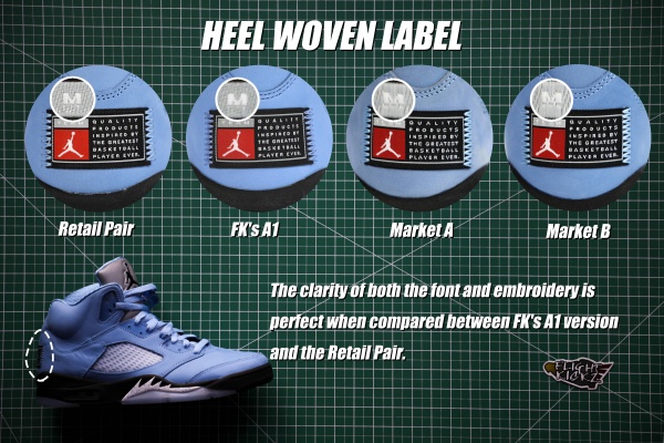 Air Jordan 5 “University Blue” 2023 （A1）