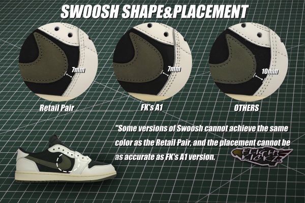 Travis Scott x Air Jordan 1 Low OG SP WMNS Olive （A1）