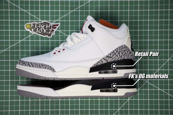Air Jordan 3 Retro 'White Cement Reimagined' 2023（A1）