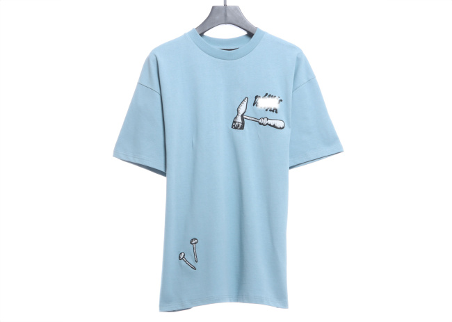 L5 23ss Tools Embroidered Short Sleeve T-Shirt