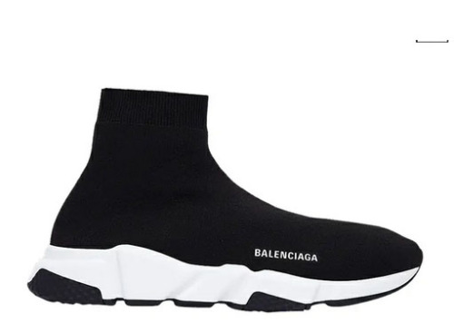 BALENCIAG* MEN'S SPEED RECYCLED KNIT SNEAKER IN WHITE